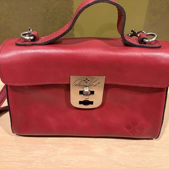 Patricia Nash Handbags - Patricia Nash Carisbrooke Red Leather Crossbody Satchel Bag NWOT